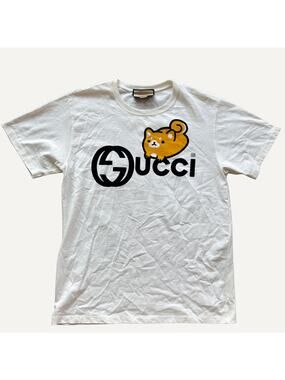 Gucci x Pikarar Angela Nguyen Interlocking G T-Shirt White Small 548334